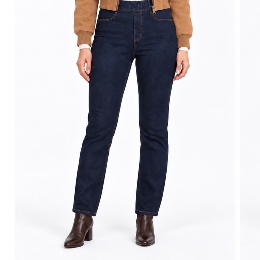 Levis Pull On Skinny Jeans Dark Indigo High Rise Denim 12 Streetwear Chic 119-30